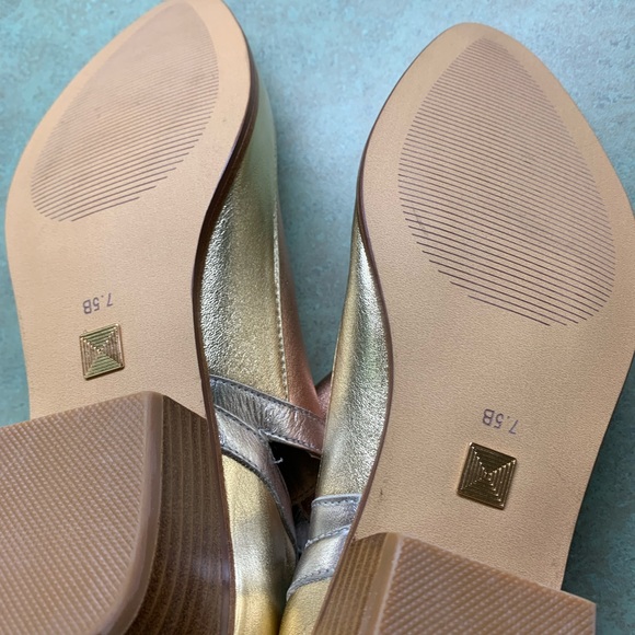 LuLaRoe Metallic Copper Leather Ankle Boots Size 7.5 - Picture 7 of 10